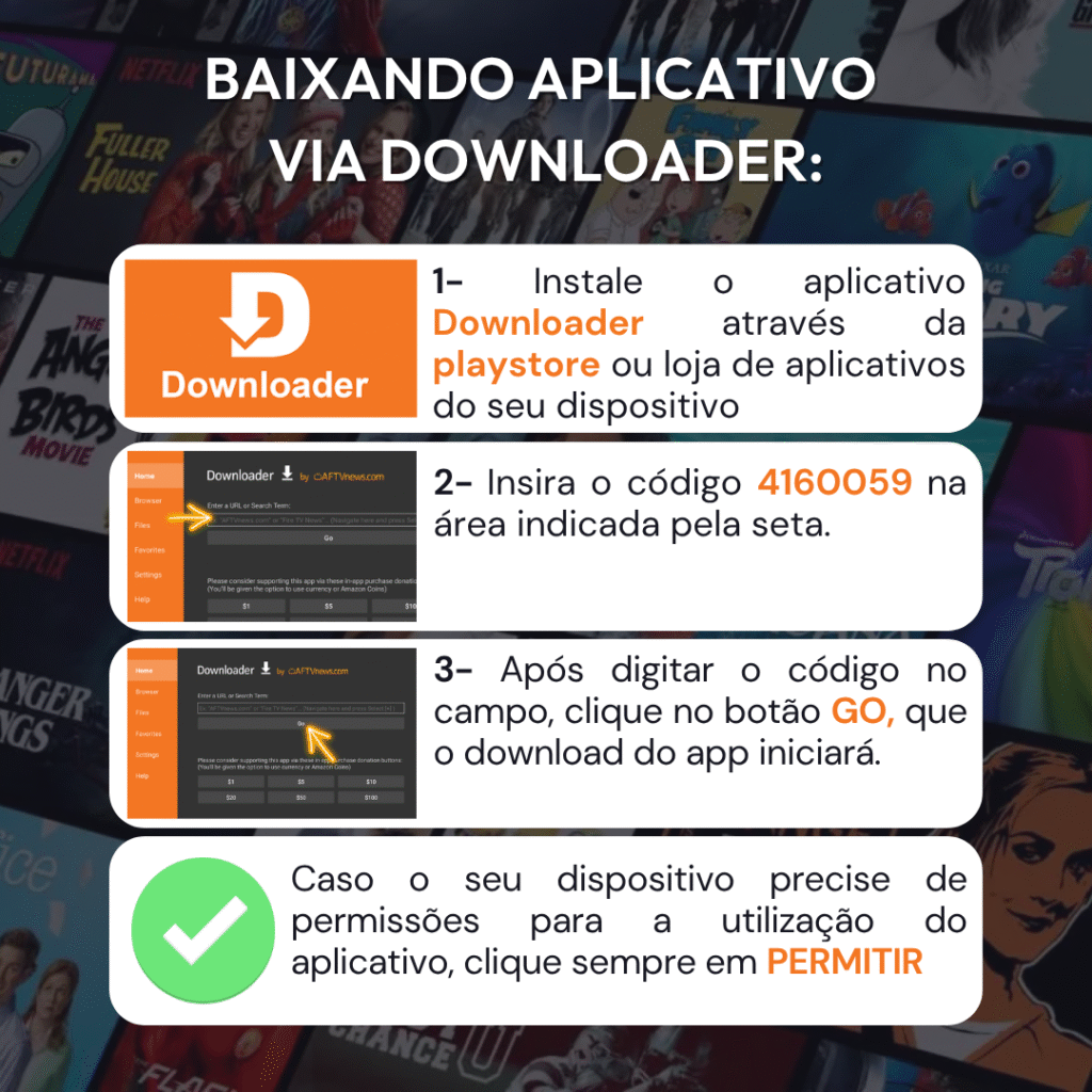 tutorial de instalação do xcloud tv via downloader